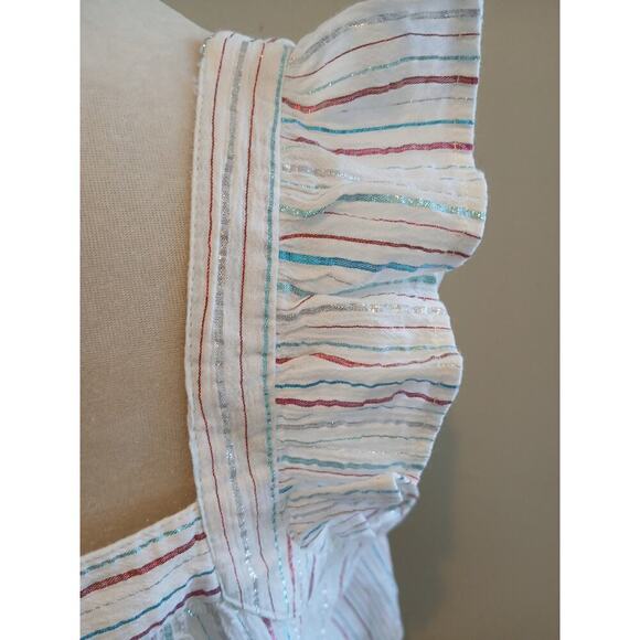 NWT Loft metallic thread tank top cotton Large - Picture 3 of 7